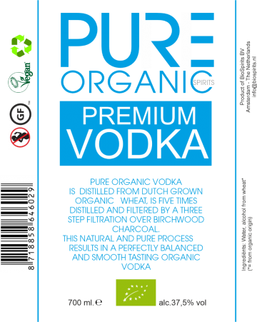 Pureorganicvodkalabel